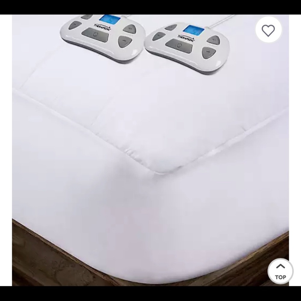 Therapeutic dual zone heated queen size  mattress pad